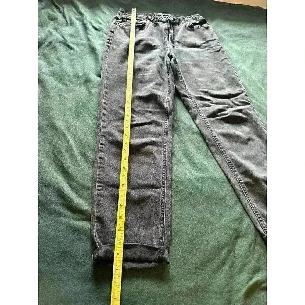 BDG black Jeans size 28 urban outfitters high waisted mom style wide leg - Picture 5 of 12